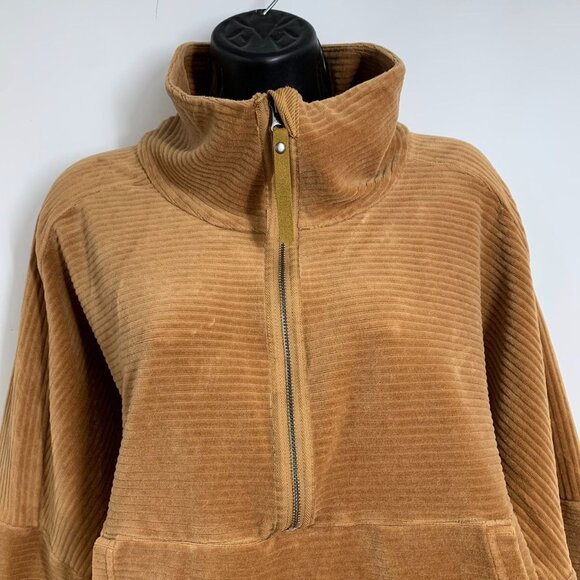 prAna Women's Escambia Half Zip Organic Ribbed Cotton Pullover Size XL - Picture 4 of 14